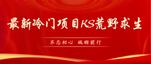 KS荒野求生玩法比较冷门好做(教程详细+带素材)-高华
