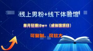 线上男粉+线下成体馆:单月狂赚10W+1.0-高华