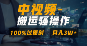 无脑双重去重原创视频,100%中视频+视频号分成计划,一键多平台发布小白…-高华